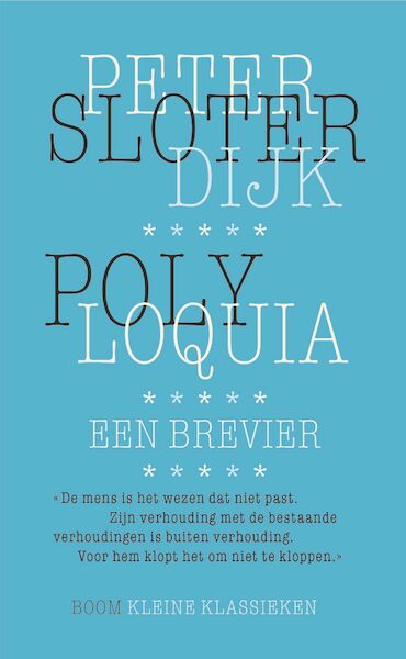 Polyloquia - Peter Sloterdijk (ISBN 9789024415724)