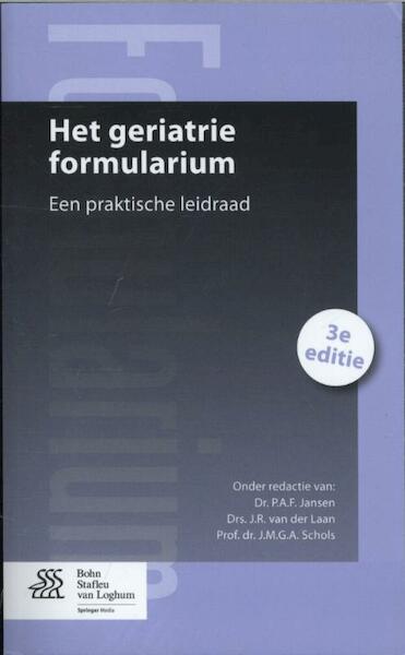 Het geriatrie formularium - (ISBN 9789031392643)