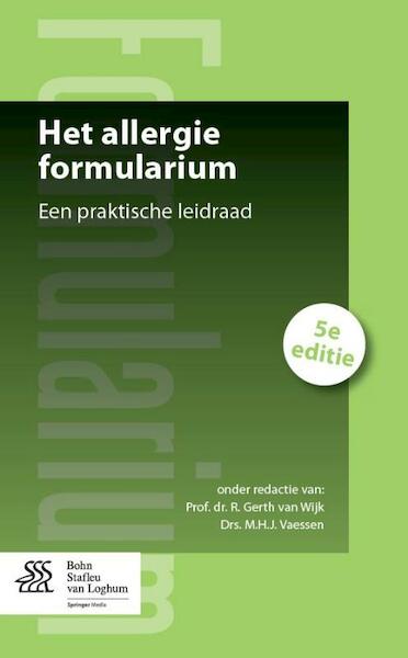 Het allergie formularium - (ISBN 9789031399888)