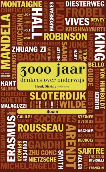3000 jaar denkers over onderwijs - Gert J.J. Biesta, Erno Eskens, René Gude, Mariëtte Lusse (ISBN 9789089535047)