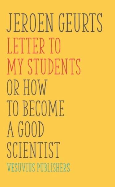 Letter to my students - Jeroen J.G. Geurts (ISBN 9789086597376)
