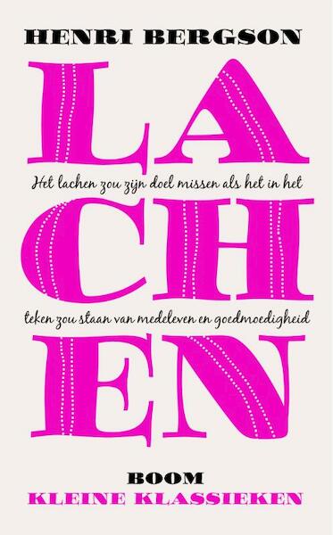 Lachen - Henri Bergson (ISBN 9789085069027)