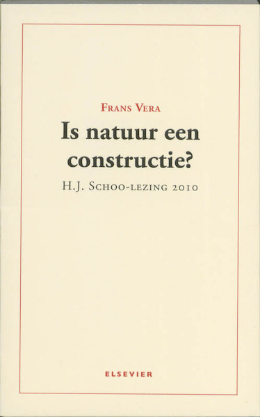 Is natuur een constructie? - Frans Vera (ISBN 9789068825275)