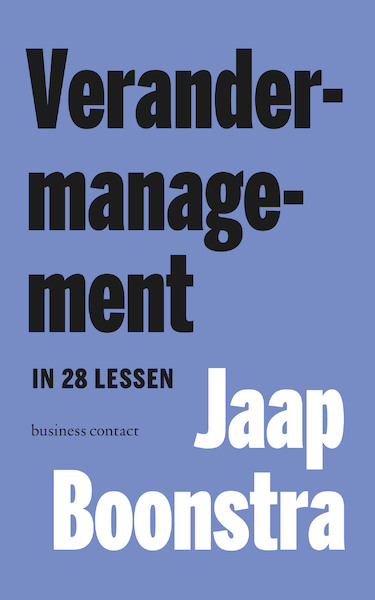 Verandermanagement in 28 lessen - Jaap Boonstra (ISBN 9789047017097)