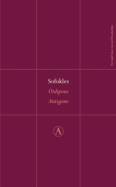 Oidipous Antigone - Sofokles (ISBN 9789025363451)