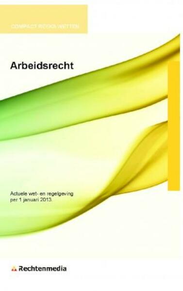 Arbeidsrecht - (ISBN 9789461939685)