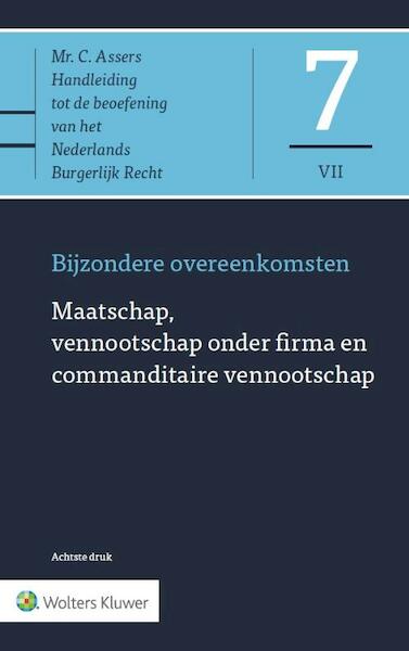 Asser 5-V Maatschap, vennootschap onder firma, comm. vennootschap - (ISBN 9789013125856)