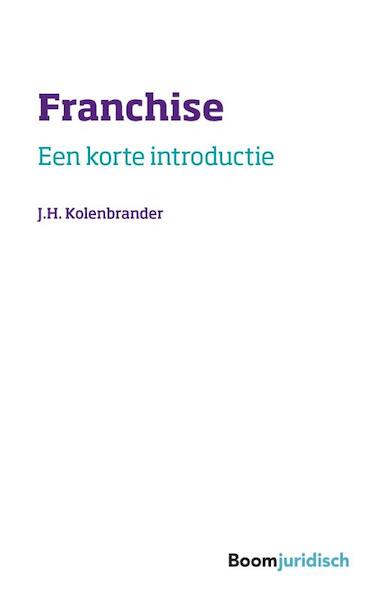 Franchise - J.H. Kolenbrander (ISBN 9789462904477)