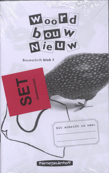 Woordbouw nieuw set 5 ex. Blok 1 Bouwschrift - K. de Baar (ISBN 9789028034891)