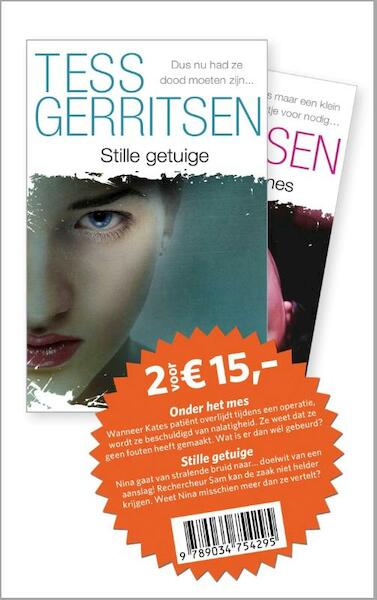 Tess Gerritsen Pakket 2 - Tess Gerritsen (ISBN 9789034754295)