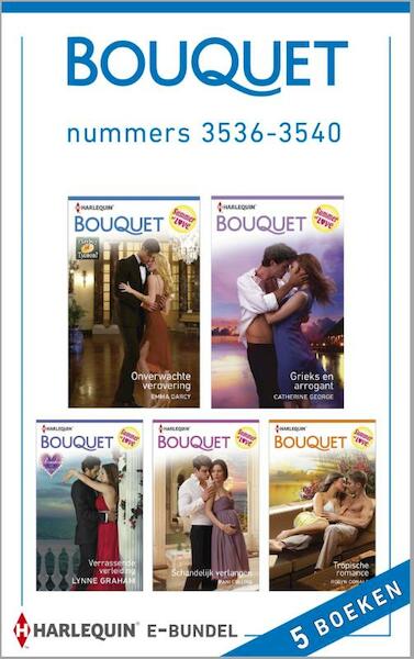 Bouquet e-bundel nummers 3536-3540 - Emma Darcy, Catherine George, Lynne Graham, Dani Collins, Robyn Donald (ISBN 9789402504484)