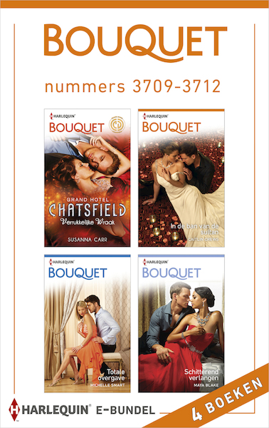 Bouquet e-bundel nummers 3709-3712 (4-in-1) - Susanna Carr, Caitlin Crews, Michelle Smart, Maya Blake (ISBN 9789402517149)