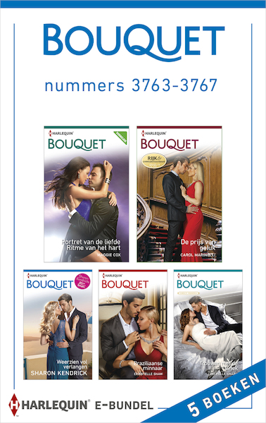 Bouquet e-bundel nummers 3763-3767 (5-in-1) - Maggie Cox, Carole Marinelli, Chantelle Shaw, Sharon Kendrick (ISBN 9789402525007)