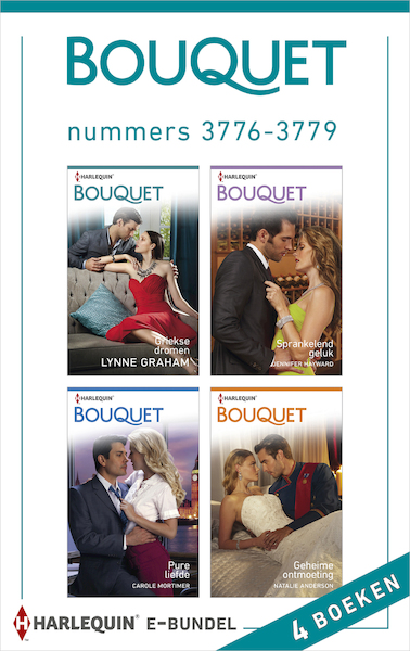 Bouquet e-bundel nummers 3776-3779 (4-in-1) - Lynne Graham, Jennifer Hayward, Carole Mortimer, Natalie Anderson (ISBN 9789402525472)