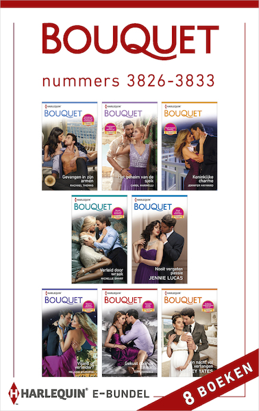 Bouquet e-bundel nummers 3826 - 3833 (8-in-1) - Rachael Thomas, Carol Marinelli, Jennifer Hayward, Michelle Smart (ISBN 9789402527698)