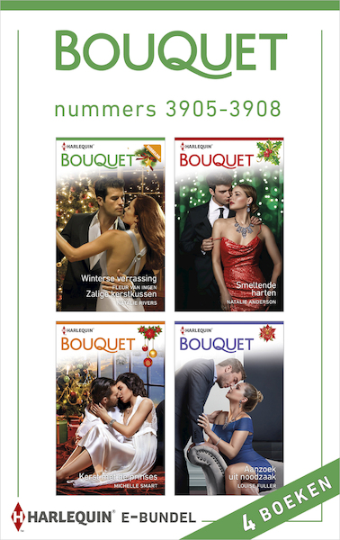 Bouquet e-bundel nummers 3905 - 3908 (4-in-1) - Fleur van Ingen, Natalie Rivers, Natalie Anderson, Michelle Smart, Louise Fuller (ISBN 9789402532043)