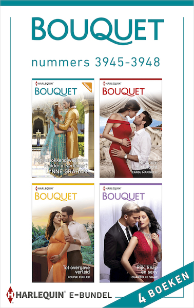 Bouquet e-bundel nummers 3945 - 3948 (5-in-1) - Lynne Graham, Carol Marinelli, Louise Fuller, Chantelle Shaw (ISBN 9789402534535)