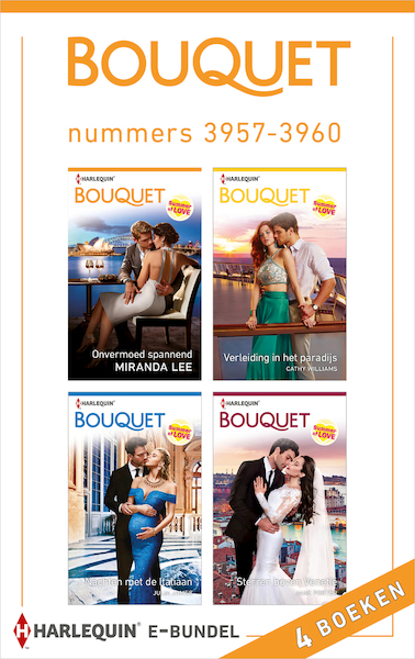 Bouquet e-bundel nummers 3957 - 3960 - Miranda Lee, Cathy Williams, Julia James, Jane Porter (ISBN 9789402535327)