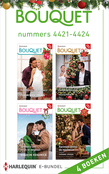 Bouquet e-bundel nummers 4421 - 4424 - Sharon Kendrick, Yvonne Lindsay, Caitlin Crews, Fleur van Ingen (ISBN 9789402560510)