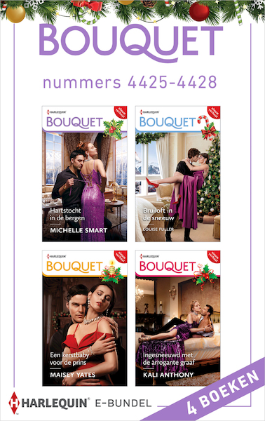 Bouquet e-bundel nummers 4425 - 4428 - Maisey Yates, Michelle Smart, Louise Fuller, Kali Anthony (ISBN 9789402560527)