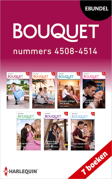 Bouquet e-bundel nummers 4508 - 4514 - Annie West, Louise Fuller, Clare Connelly, Lorraine Hall, Kate Hewitt, Julieanne Howells, Cathy Williams (ISBN 9789402565669)