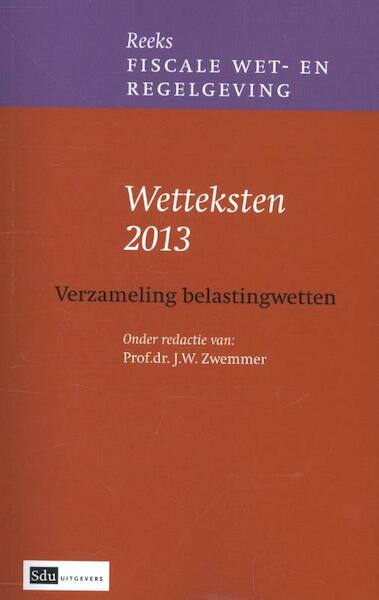 Wetteksten 2013 - (ISBN 9789012390286)