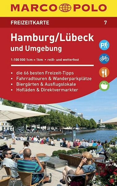 MARCO POLO Freizeitkarte 07 Hamburg, Lübeck und Umgebung 1:100 000 - (ISBN 9783829743075)
