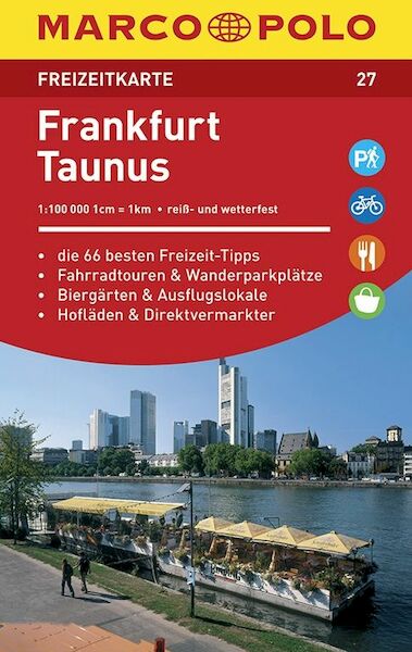 MARCO POLO Freizeitkarte 27 Frankfurt/Taunus 1 : 000 000 - (ISBN 9783829743273)