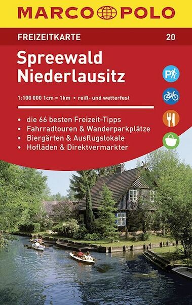 MARCO POLO Freizeitkarte 20 Spreewald, Niederlausitz 1 : 100 000 - (ISBN 9783829743204)
