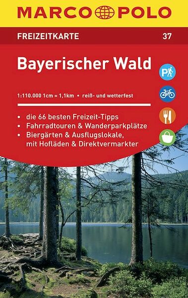 MARCO POLO Freizeitkarte 37 Bayerischer Wald 1 : 110 000 - (ISBN 9783829743372)