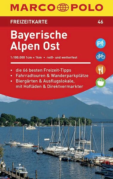 MARCO POLO Freizeitkarte 46 Bayerische Alpen Ost 1 : 100 000 - (ISBN 9783829743464)