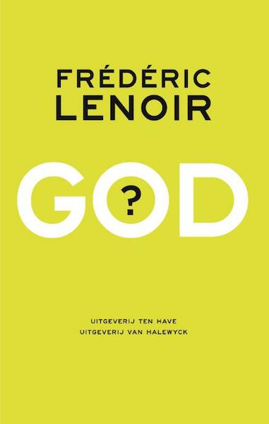 God - Frédéric Lenoir (ISBN 9789079001323)