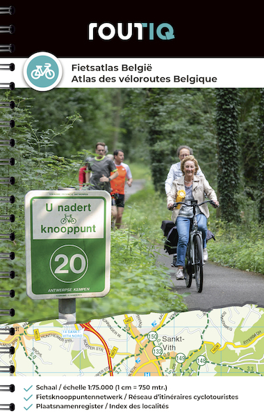 Fietsatlas België - Atlas des véloroutes des Belgique - (ISBN 9789028703711)