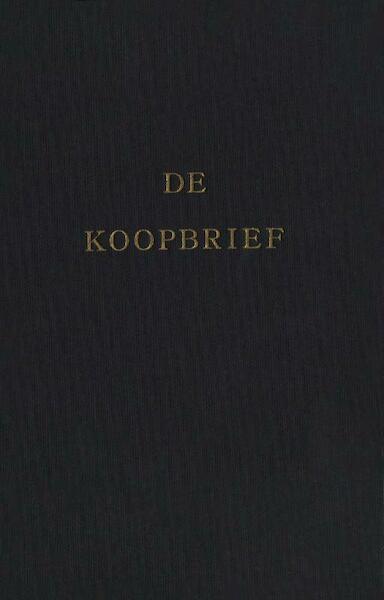 De koopbrief - Clara Asscher-Pinkhof (ISBN 9789025863807)