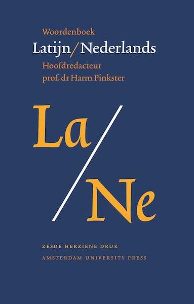 Woordenboek Latijn / Nederlands - Harm Pinkster (ISBN 9789089645029)