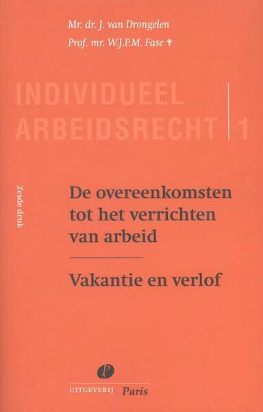 Vakantie en verlof - J. van Drongelen, W.J.P.M. Fase (ISBN 9789462510791)