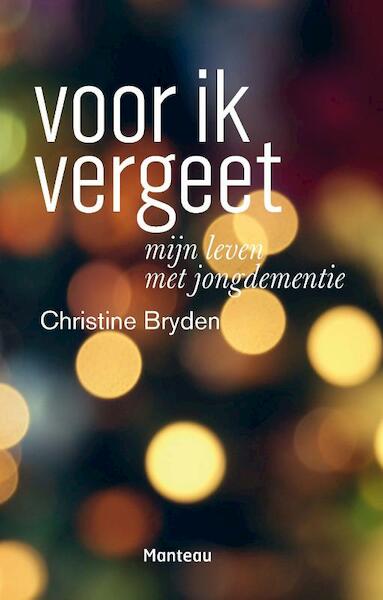 Voor ik vergeet - Christine Bryden, Sarah Minns (ISBN 9789022333242)