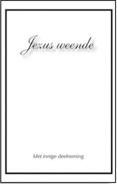 Jezus weende - D.J. Budding (ISBN 9789076466194)
