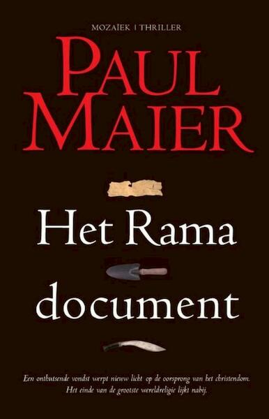 Het Rama document - Paul Maier (ISBN 9789023911135)