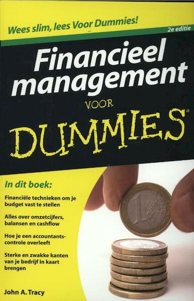 Financieel management voor Dummies, 2e editie, pocketeditie - John A. Tracy (ISBN 9789043025645)