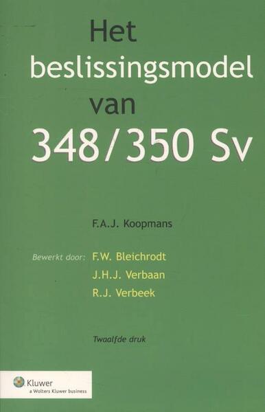 Het beslissingsmodel van 348/350 Sv - Koopman (ISBN 9789013117462)