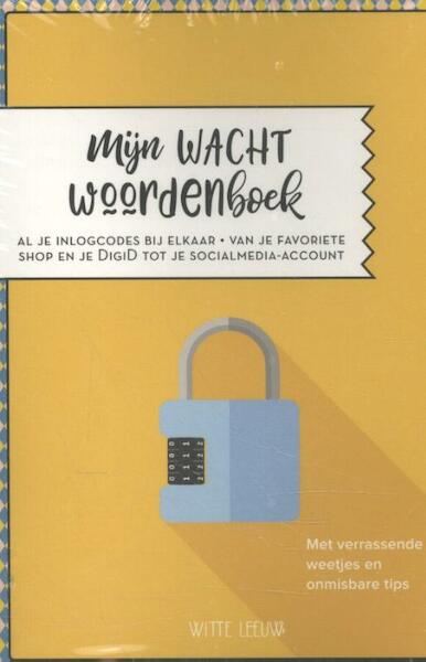 Mijn wachtwoordenboek 10 ex + backcard - (ISBN 9789492901187)