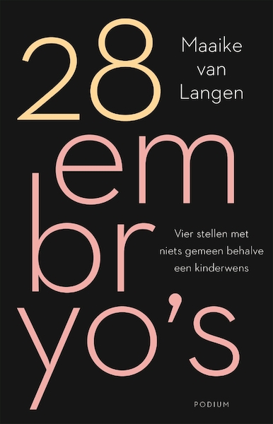 28 embryo's - Maaike van Langen (ISBN 9789463811880)