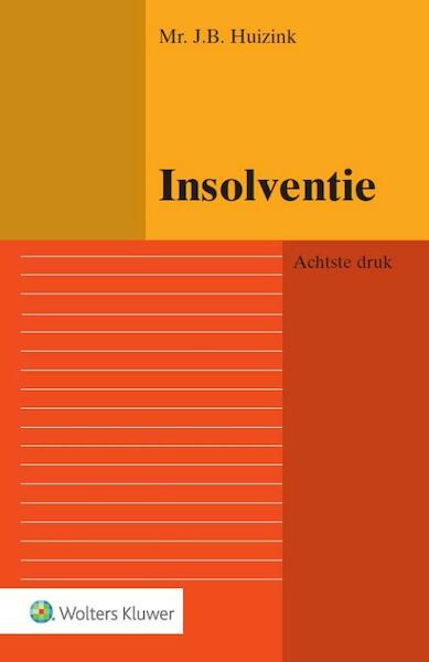 Insolventie - J.B. Huizink (ISBN 9789013130096)