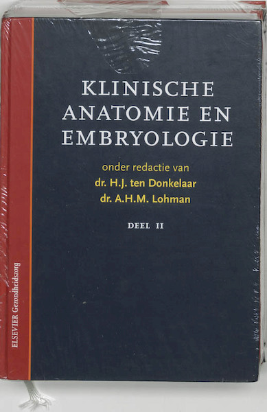 Klinische anatomie en embryologie ( set van 2 delen) 1 en 2 - (ISBN 9789035229013)