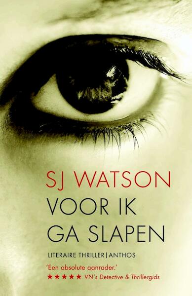Voor ik ga slapen - S.J. Watson, SJ Watson (ISBN 9789041425058)