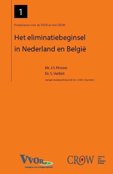 Het eliminatiebeginsel in Nederland en Belgie - J.S. Procee, S. Verbist (ISBN 9789078066811)