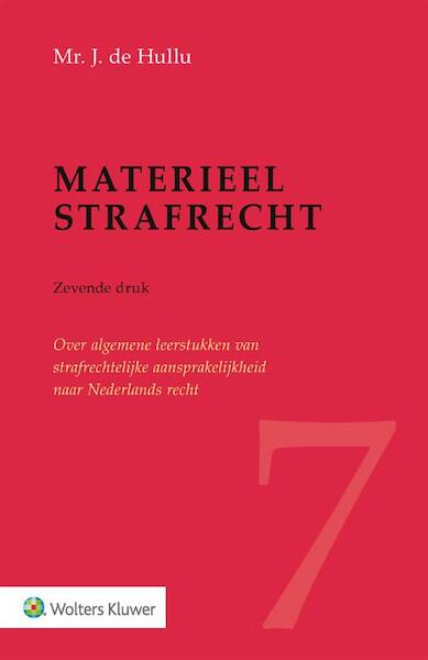 Materieel strafrecht - (ISBN 9789013149999)