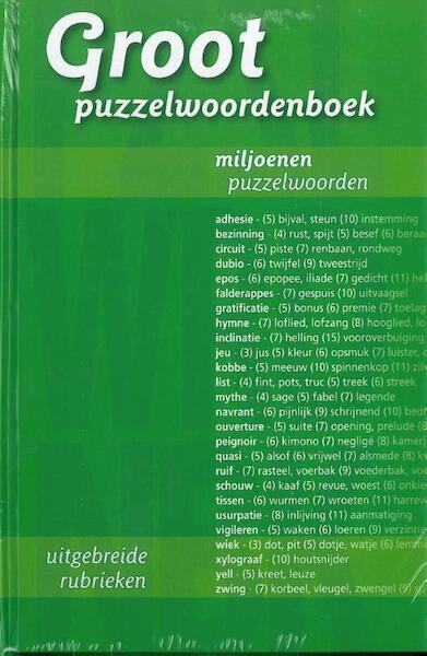 Groot puzzelwoordenboek - (ISBN 8710818010291)