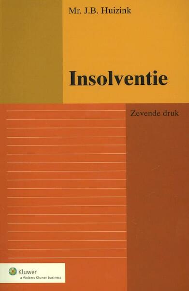 Insolventie - J.B. Huizink (ISBN 9789013099706)
